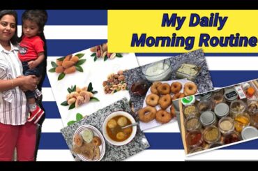 My Daily Morning Routine | Spice rack Organizing | Baby healthy Food |  Hail Rain in Atlanta | Vlog