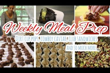 WHATS FOR DINNER??? MEAL PREP FOR THE WEEK WITH ME--  EASY COOKING MOTIVATION