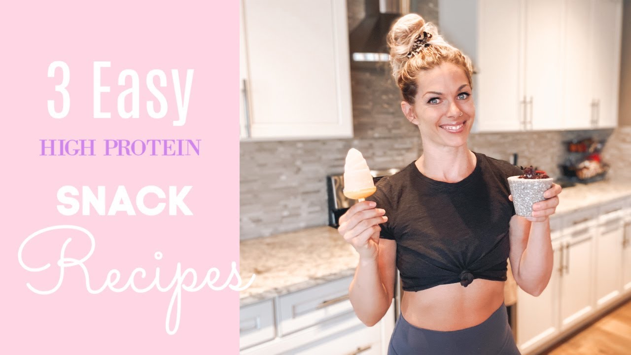 3 Easy High protein snack recipes #highproteinsnacks #easysnackrecipes 3 Easy High protein snack recipes #highproteinsnacks #easysnackrecipes