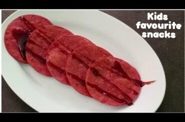 Kids recepie // snacks made easier and healthier // beetroot pancakes