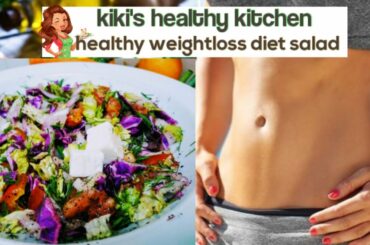 Salad recipes:medittarranean salad for healthy diet|weightloss recipes|diet food|diet plan by kiki