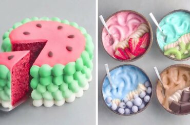 Best of Cakes | Colorful Cake Decorating Tutorials | Most Satisfying Cake Recipes For Cake Lovers