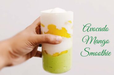 Food Vlog: Avocado Mango Smoothie | Drink | Homade Recipe | 2020 | Healthy Food