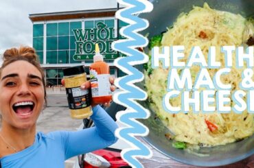 GROCERY SHOP WITH ME | + my healthy mac & cheese recipe!!!!!