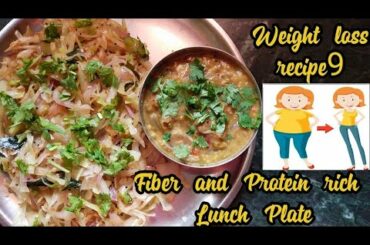 Healthy weight loss recipe||Fiber rich but low calorie recipe||Loss up to 2kg within a week.