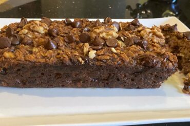 Healthy Banana Nut Bread/Cake With Oats And Chocolate  Recipe