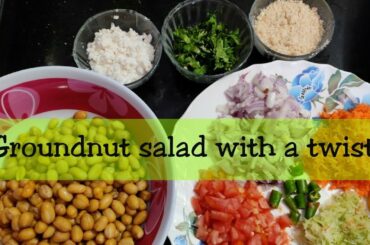 Healthy Peanut sundal recipe | weight watchers must try snacks recipe | Protein rich Groundnut salad