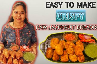 MAKE CRISPY RAW JACKFRUIT BREAD ROLL | TASTY HEALTHY BREAD ROLL RECIPE | MARATHI