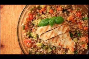 Healthy Farro and Cous Cous Salad