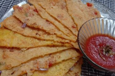 15 minutes instant breakfast recipe|Healthy breakfast recipe|Sooji pancake recipe in bengali|