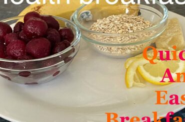 Quick and healthy breakfast ideas/quraac cafimad badan