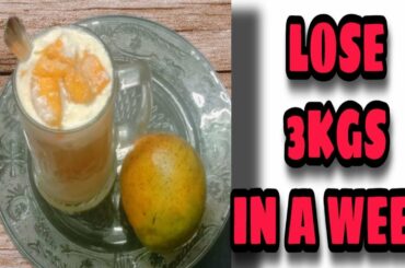 Healthy mango smoothie recipes for weight loss| lose 3kg in a week |weight loss smoothies