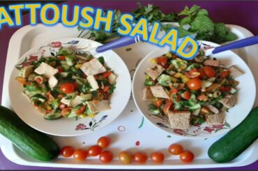 Fattoush Salad / Healthy salad for weight loss  / Breakfast or Dinner Salads