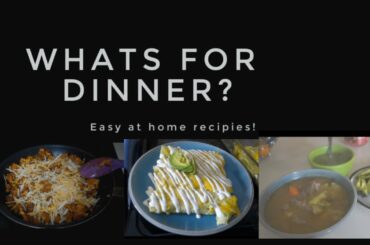 WHATS FOR DINNER/ DINNER IDEAS/ AFTER WORK MOTIVATION