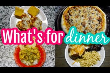What's For Dinner || Real Life Meal Ideas || Family Friendly Week Night Meals