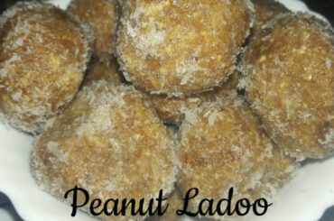 Peanut ladoo recipe in Tamil/ healthy snacks recipe/ organic snack recipe/peanut snacks