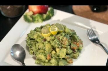 Gaucomole / Avocado Salad / Healthy Salad / Quick diet salad / fruits amd veggie mix olive oil salad
