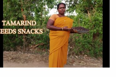 TAMARIND SEEDS SNACKS | HEALTHY SNACKS  | PULIYANKOTTAI RECIPE IN TAMIL |  Aachi Gramathu Samayal