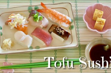 Tofu Sushi (Healthy Low Carb Sushi Idea Recipe) | OCHIKERON | Create Eat Happy :)