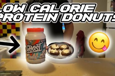 HOW TO MAKE PROTEIN DONUTS | LOW CALORIE DONUT RECIPE