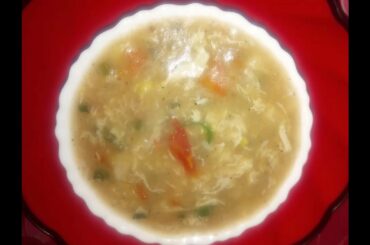 Delicious Chicken Vegetable Soup - Chicken Vegetable Egg Drop Soup - Healthy Soup Recipe.