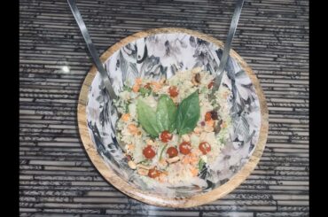 HEALTHY VEGETARIAN COUSCOUS SALAD RECIPE | QUICK, EASY & REFRESHING COLD COUSCOUS SALAD (3)