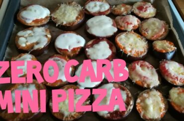 Eggplant Mini Pizza | healthy keto recipe