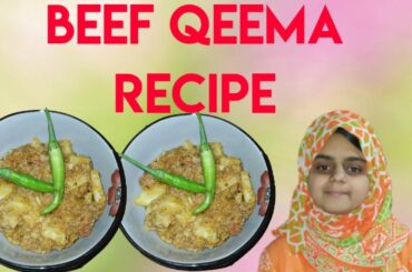BEEF QEEMA. BEEF MINCE. YUMMY AND HEALTHY RECIPE BY ANTIQUE COOKING.