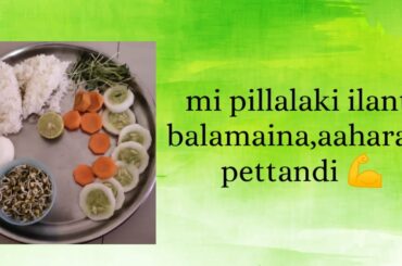 Baby's healthy food//recipe