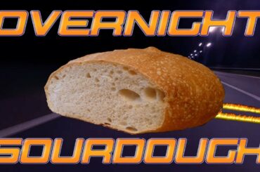 Overnight Sourdough Bread Recipe - No Starter - No Kneading