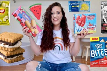 YOUTUBER TRIES HER SUBSCRIBERS FAVORITE SNACKS | summer edition.