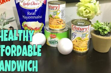 Tuna sandwich spread affordable healthy pang baon at breakfast