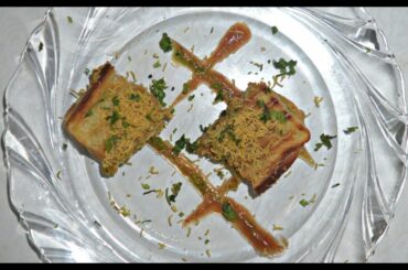 SEV PURI SANDWICH | JAIN | Fusion Dish | Quick & Easy Recipe | new brunch recipe | Tasteat