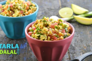 Moong Dal ki Chaat (Healthy Snack) by Tarla Dalal