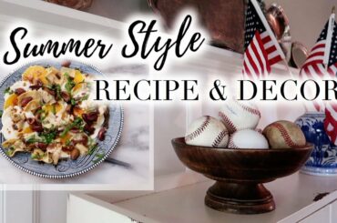 Vintage Inspired Decor + NEW Summer Salad