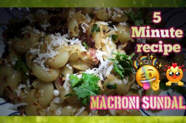 How to make "MACRONI SUNDAL" | Easy Healthy snacks | 5 minute recipe | Innovative 365