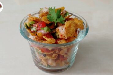 Cornflakes Chaat | Cornflakes Bhel | Tiny Cooking | Cooking without Fire