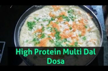 High Protien Dosa | Multi Dal Dosa | Healthy Breakfast Recipe | Moong Dal Chilla | Saffus Kitchen