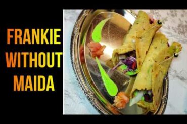 Frankie Without Maida , Healthy Frankie, Complete Recipe homemade #makki di roti#HealthyFrankie