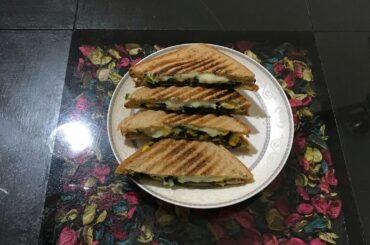 Palak Corn Sandwich| Tasty and Healthy Sandwich| Very Easy Method