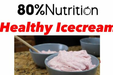 HEALTHY ICE CREAM / HIGH VOLUME, LOW CALORIE dessert Vs. Normal Ice Cream!!!