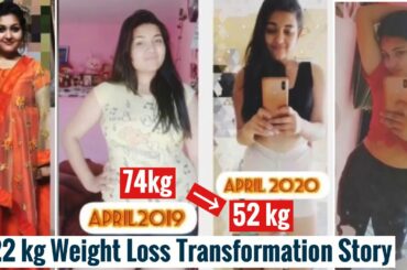 Brilliant Weight Loss Transformation Story | How She Lost 22 Kgs with Healthy Diet in PCOD | Hindi