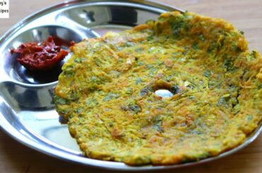 Instant Breakfast Recipes - 10 Mins Bachelor PG Hostel Cooking - Indian Breakfast Ideas - Jowar Roti