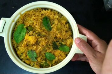 Capsicum Paneer Pulao | Bachelor Easy Recipe | Calcium rich Healthy Recipes