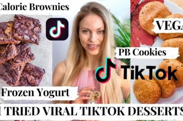 I tried Viral TIKTOK healthy Food Hacks at home/ARE THEY WORTH TRYING? Testing TikTok DESSERTS/VEGAN