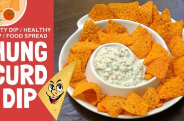 Hung Curd Dip | Healthy party snack | Healthy food idea