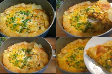 Unique And Easy Breakfast Recipe | Potato Minced Omelette