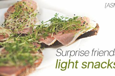 Sandwiches with microgreens - surprise everyone!