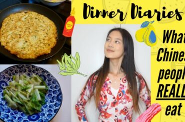 Crispy crab omelette and stir-fried greens | REAL chinese homecooking | healthy and easy dinner