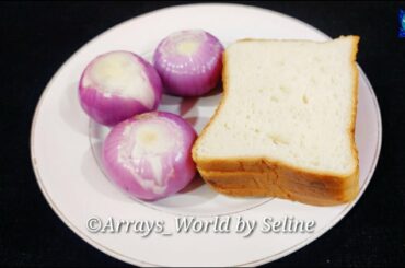 5 Minutes Evening Snacks Recipe | Crispy &Tasty Bread Snacks |Onion Rings|Lockdown|Instant Snacks |